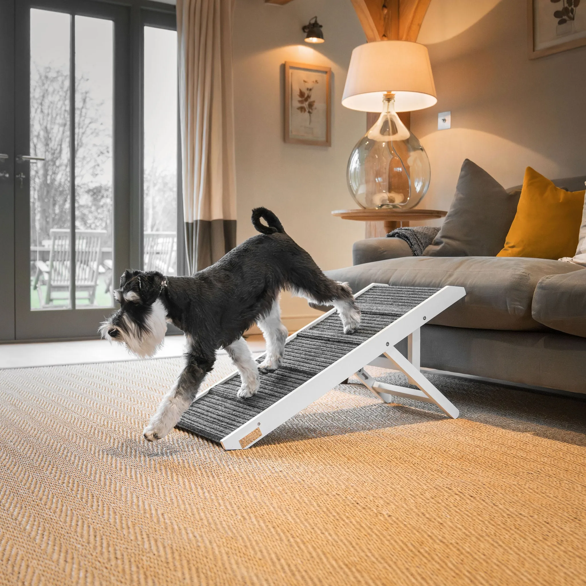 White Wooden Pet Ramp by Lords & Labrador