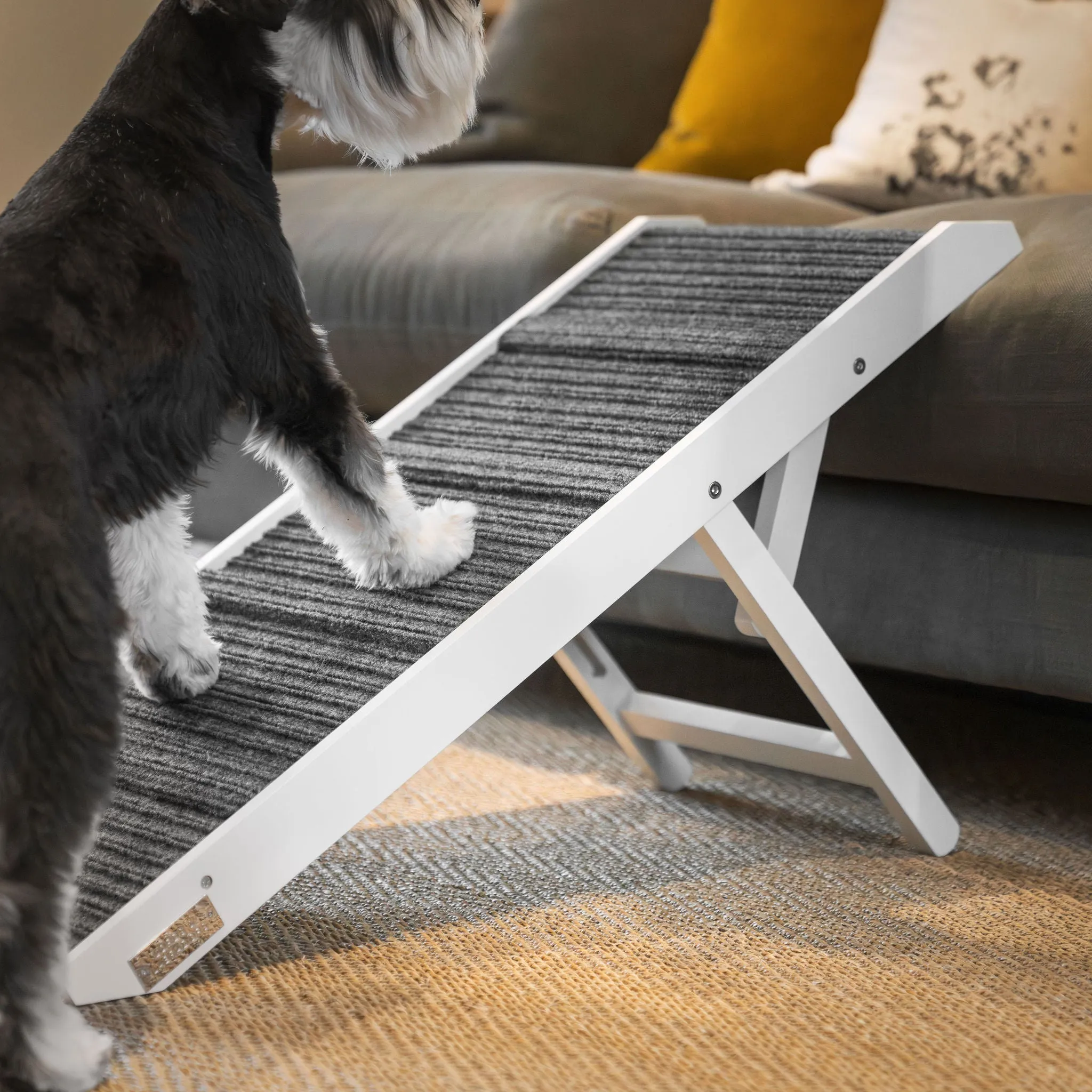 White Wooden Pet Ramp by Lords & Labrador